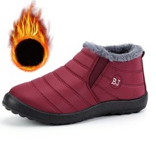 Womens Fur Lined Snow Ankle