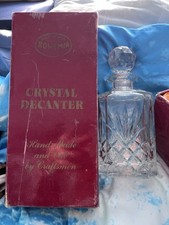 Bohemia Vintage Cut Crystal Decanter with Pinwheel Design