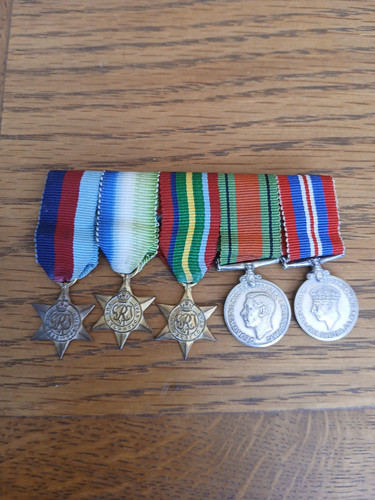 Ww2 mounted miniature medal - ww2,