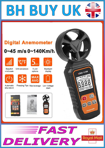 Digital anemometer m s - digital,