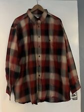 Viyella Red Check Shirt Cotton XL Extra Large