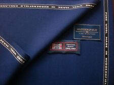 Huddersfield Fine WORSTED PURE WOOL SUITING FABRIC MADE IN ENGLAND = 3.4 m.
