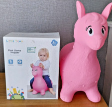 LITTLE TOWN TOYS INFLATABLE PINK LLAMA HOPPER      Ages 2+