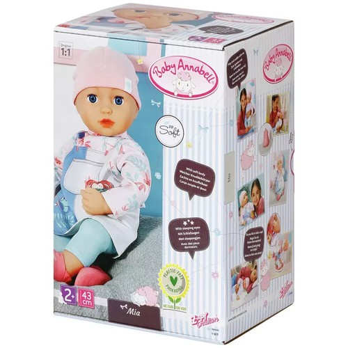 Baby annabell mia 43cm - baby,