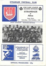 Stranraer v Alloa Athletic