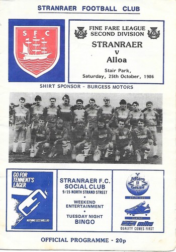 Stranraer alloa athletic - v,
