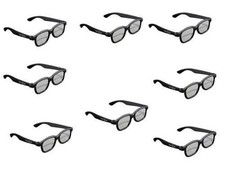 8x 3D Glasses for 3D Passive LG Panasonic Sony TVs Monitor Passive 3D