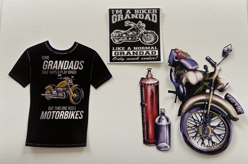 Grandad biker tshirt - grandad,