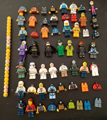 Lego minifigure parts - lego, lot