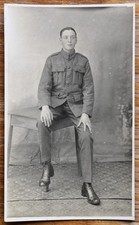 WW1 British soldier with Light