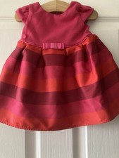 NEW ARRIVAL ? Jasper Conran Pink Striped Party Dress 0-3 Months J Junior
