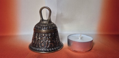 Vintage brass sanctuary bell - vintage,