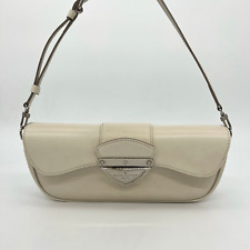 Louis Vuitton Montaigne Clutch Bag Ivory Epi Leather Silver Hardware