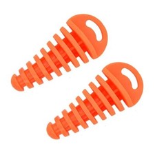Exhaust Bung Wash Plugs Orange