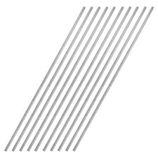 10pcs 2.5mm x 300mm 304 Stainless Steel Solid Round Rod Bar for DIY Craft 