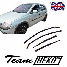 Heko Wind Deflectors For Vauxhall Corsa C 5-Door 2000-2006 Tinted