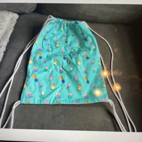 Peppa pig fabric drawstring - pig,