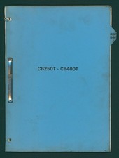 Honda CB250T CB400T Dream (77-78) Factory Set-Up Manual CB 250 400 T Hawk FS53