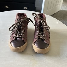 Girls Purple Bumper Boots Size