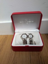 Rojas Quartz Silver His & Her
