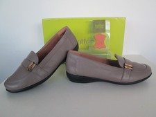 HOTTER  CLAY EXF (WIDE) LADIES TAULP SOFT LEATHER  LOAFER SHOES UK 5.5 EU 38.5