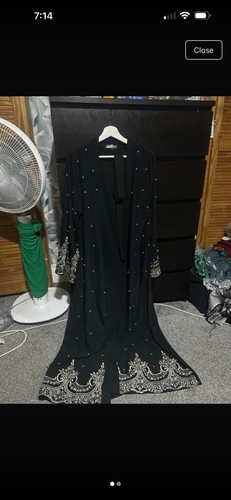 Ladies laced beaded black - ladies,