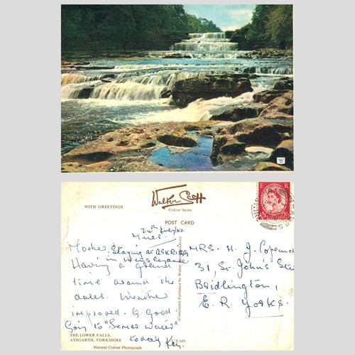 Vintage postcard the - postcard, lower