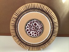 Vintage Poole Pottery Guy Sydenham Plate - 24.5cm Across RARE