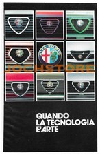 Advertising brochure car Alfa