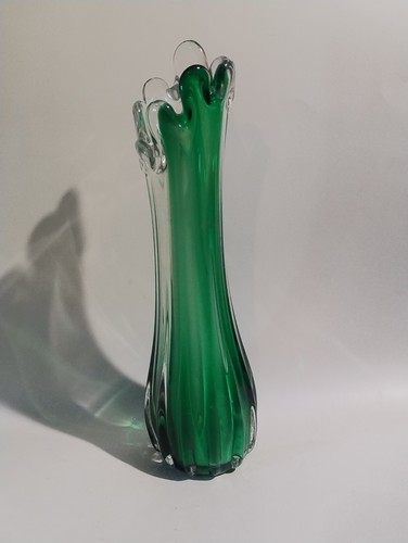 Vintage green swung glass - swung,