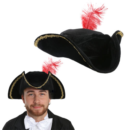 Musketeer pirate adult - pirate, black