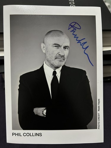 Phil collins signed official - phil,