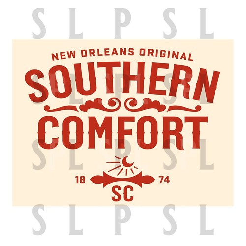 Southern comfort metal sign - comfort,