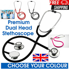Stethoscope Dual Head EMT for Doctor Nurse Vet Medical Student Health Care Pro