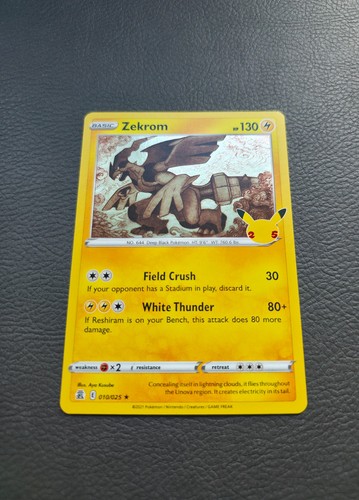 Pokemon celebrations zekrom - celebrations, |