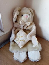 Vintage BUNNY Hot Water Bottle Cover RABBIT Toy Cuddly Easter by Gifts & treats