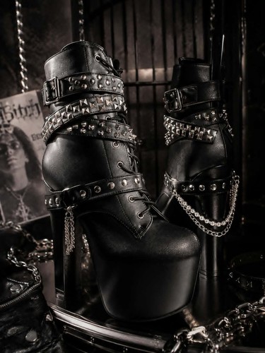 Black gothic platform - gothic,