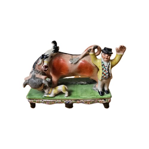 Antique staffordshire bull - antique,