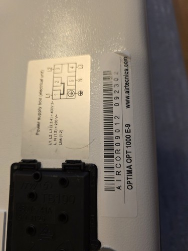 Airtecnics optima opt1000 - optima,