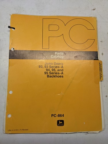 John deere parts list book - deere,