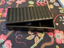 Minotti black leather