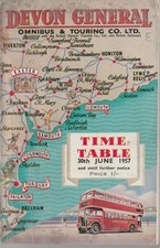 DEVON GENERAL BUS TIMETABLE