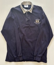 Wadworth 6X Rugby Shirt Men’s XL Vintage Long Sleeve Blue 2007 Rugby World Cup
