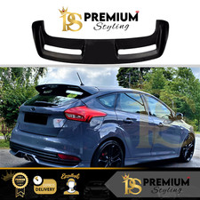 FORD Focus RS MK3 MK3.5 Rear Roof Spoiler Wing ST Style Gloss Black 2008-2019