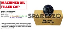 Royal Enfield "OIL FILLER CAP