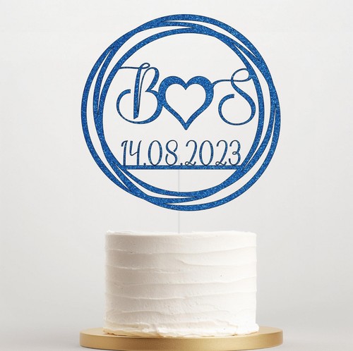 Personalised wedding cake - personalised,