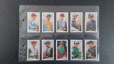 GALLAHER  1936,    FAMOUS  JOCKEY'S,   FULL SET  OF  48.   CARDS .