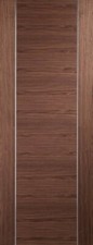 Internal Walnut Pre-Finished Forli Solid Door  Product code: PFWALFOR