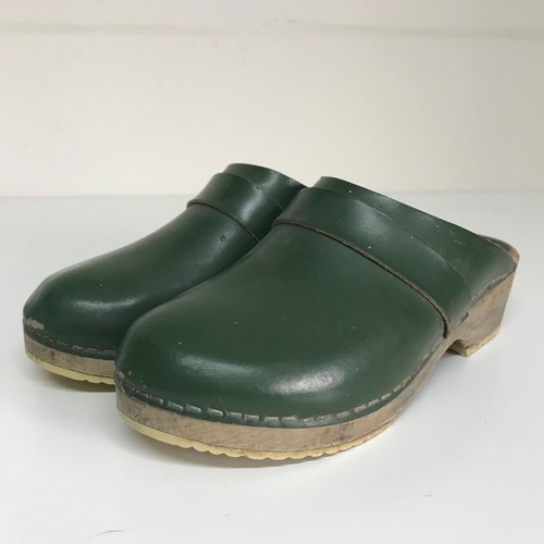 Vintage toffeln swedish green - toffeln,