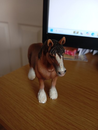 2009 schleich male draft horse - 2009,